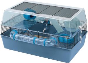Ferplast hamsterkooi Duna Fun 71 5 x 46 cm blauw zwart 7-delig