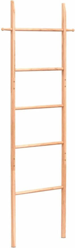 VidaXL Handdoekenladder 170 cm massief walnotenhout