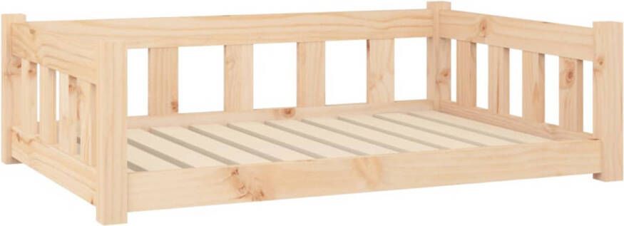 VIDAXL Hondenmand Bruin 95.5 X 65.5 X 28 Cm Hondenbed