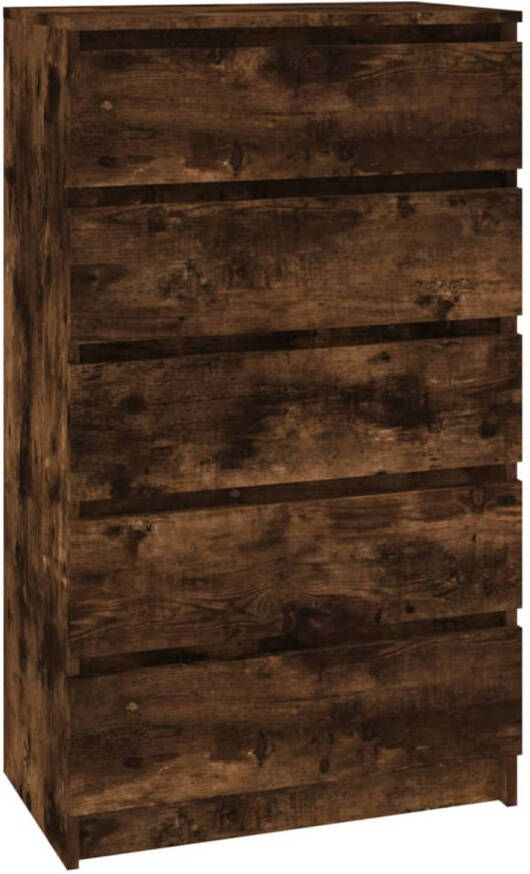 VidaXL Ladekast 60x36x103 cm bewerkt hout gerookt eikenkleurig