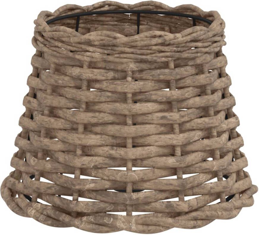 VidaXL Lampenkap Ø20x15 cm wicker bruin