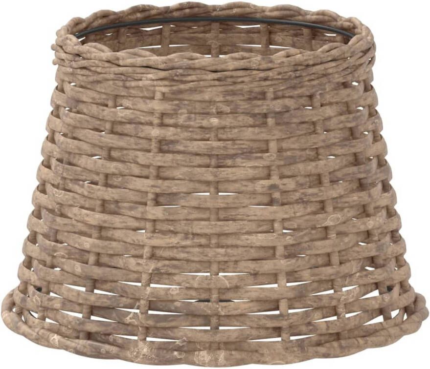 VidaXL Lampenkap Ø25x17 cm wicker bruin