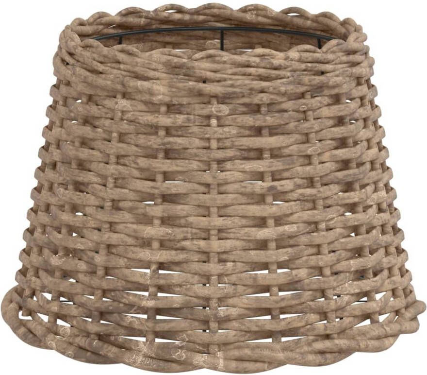 VidaXL Lampenkap Ø30x20 cm wicker bruin