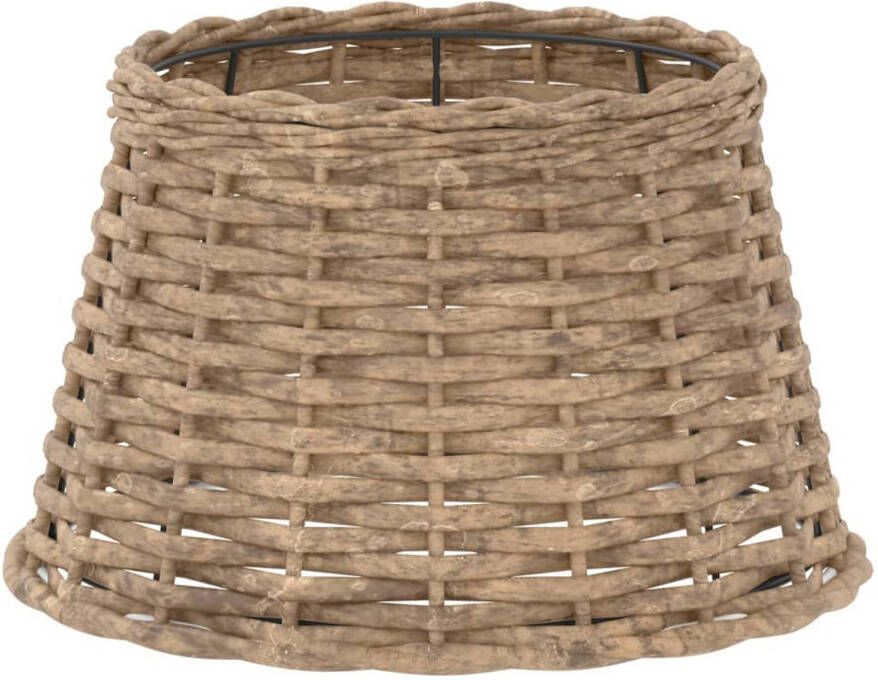 VidaXL Lampenkap Ø38x23 cm wicker bruin