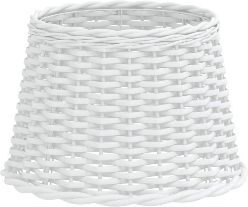 VidaXL Lampenkap Ø40x26 cm wicker wit