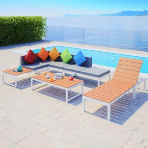 VidaXL Loungeset Aluminium Hkc 20-delig