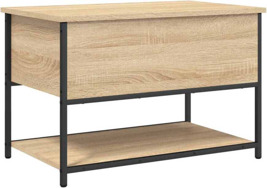 VidaXL Opbergbankje 70x42 5x47 cm bewerkt hout sonoma eikenkleurig