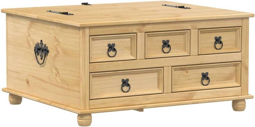 VidaXL Opbergbox Corona 90x78x45 cm massief grenenhout