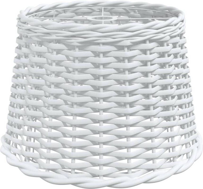 VidaXL Plafondlampenkap Ø40x26 cm wicker wit