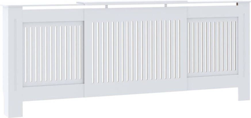 VidaXL Radiatorombouw 205 cm MDF wit