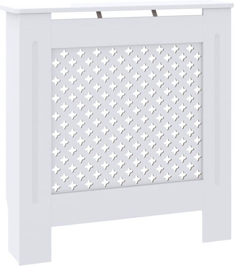 VidaXL Radiatorombouw 78 cm MDF wit