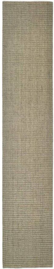 VidaXL Sisalmat voor krabpaal 66x350 cm taupe