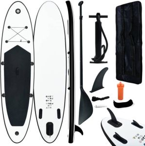 VidaXL Stand-up Paddleboard Opblaasbaar Zwart En Wit
