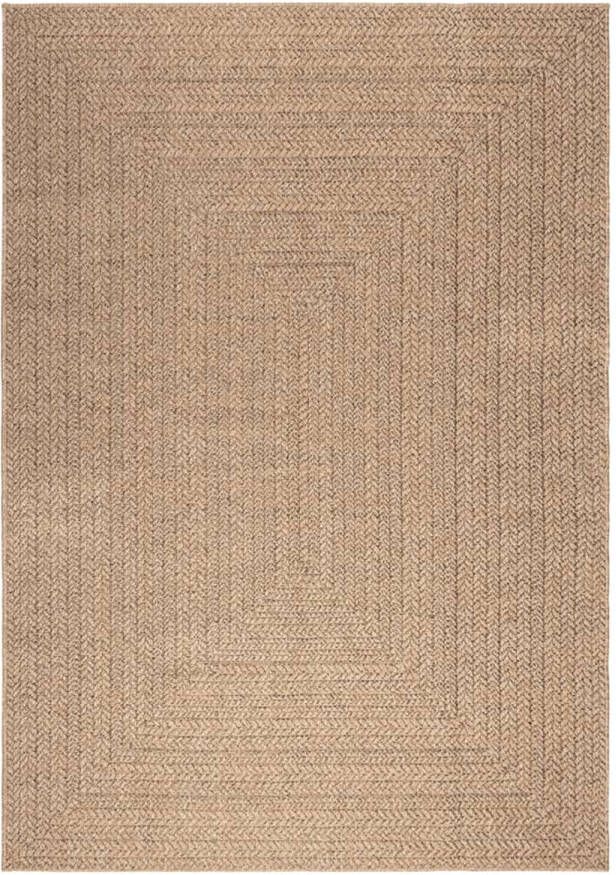 VidaXL Vloerkleed ZIZUR binnen en buiten 160x230 cm jute look