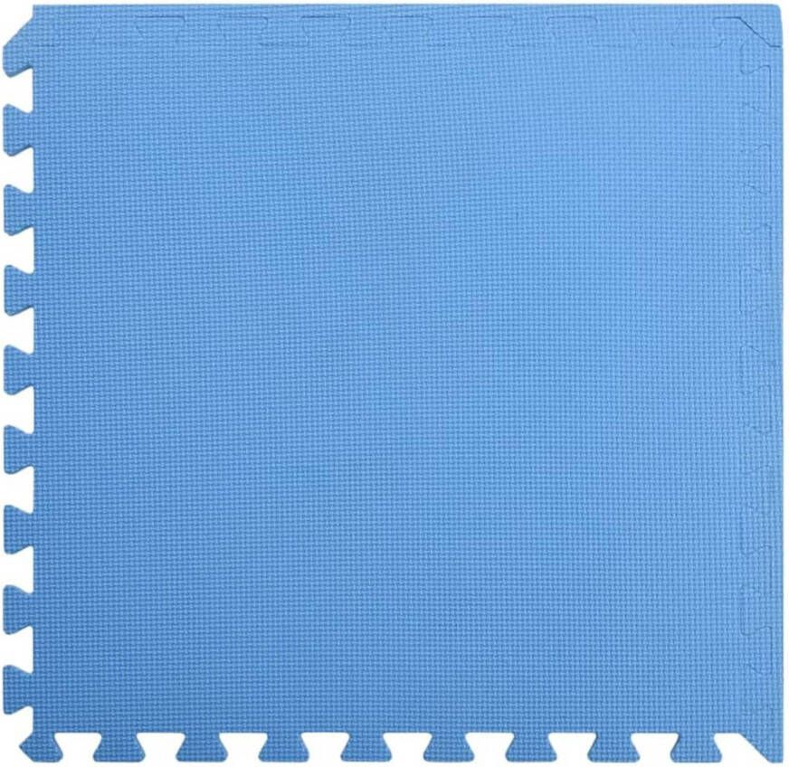 VIDAXL vloermatten EVA-schuim blauw 4 32 ㎡ 12 stuks