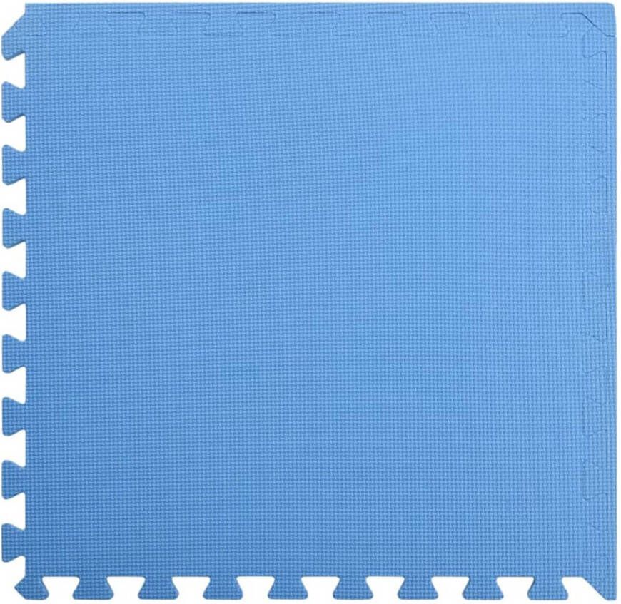 VIDAXL vloermatten EVA-schuim blauw 8 64 ㎡ 24 stuks