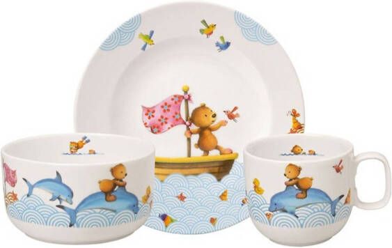 Villeroy & Boch Kinderservies Happy as a Bear 3-delig