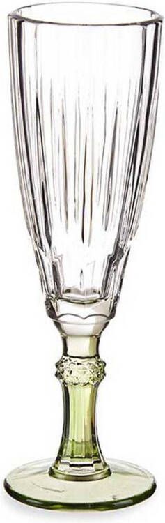 Vivalto Champagneglas Exotic Kristal Groen 170 ml