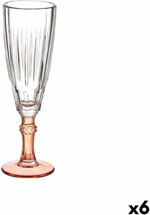 Vivalto Champagneglas Exotic Kristal Zalm 6 Stuks (170 ml)