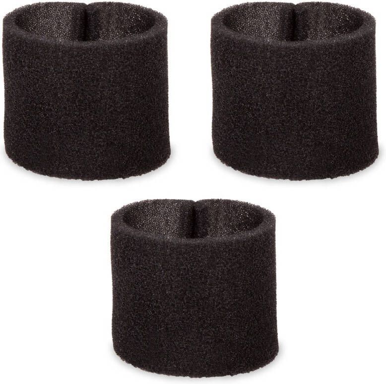 VONROC Schuimfilter set 3 stuks Geschikt voor natzuigen voor VC502AC & VC510AC