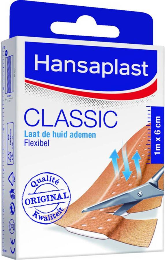 Hansaplast Pleisters Classic 1m x 6cm