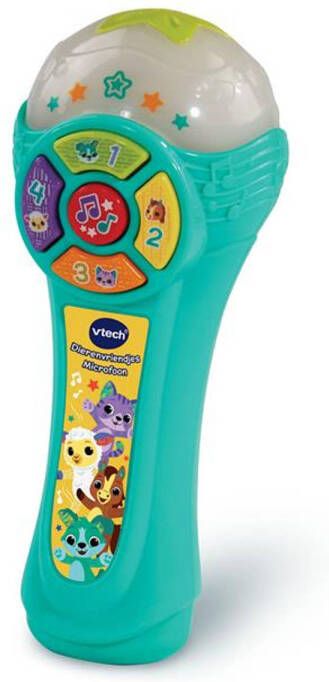 VTech Baby Dierenvriendjes Microfoon Interactieve Microfoon Educatief Baby Speelgoed Licht & Geluidseffecten Vanaf 1 Jaar