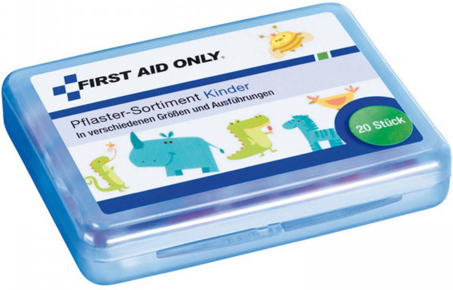Westcott kinderpleisters First Aid Only rood geel 22-delig
