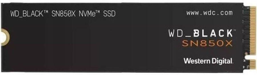 Western Digital Hard Drive SN850X NVME SSD 2 TB Intern M2 -formaat met radiator Zwart