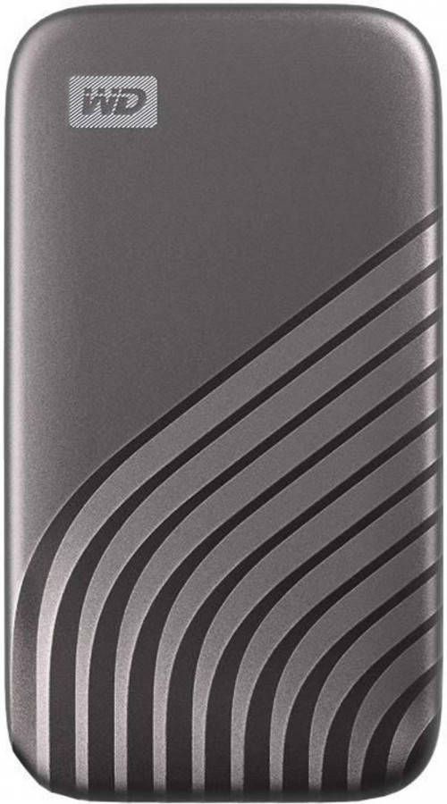 Western Digital Wd externe ssd-schijf my passport ™ 500 gb usb-c grijs