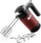 Westinghouse Handmixer Retro Collections 6 standen cranberry red WKHM250RD - Thumbnail 2