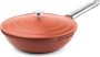 Westinghouse Performance Series Wokpan Inductie 28cm Luxe Wok met Deksel Rood Geschikt voor alle warmtebronnen - Thumbnail 2