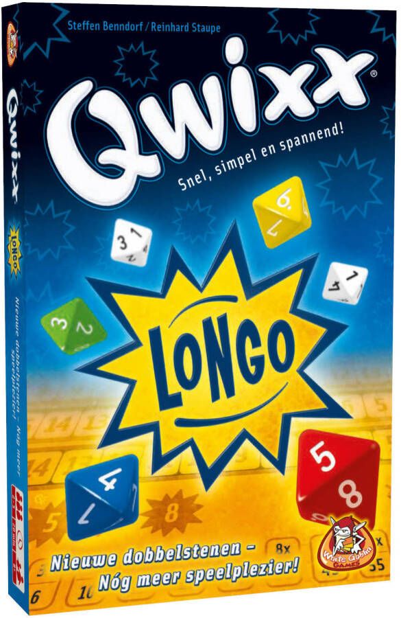 White Goblin Games Qwixx Longo dobbelspel uitbreiding 2 scorebloks met 80 scorebladen - Foto 2