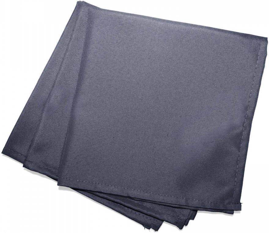 Wicotex Servetten Essentiel 40x40cm donker grijs 3 stuks polyester