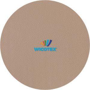 Wicotex Tafelkleed-leer-skai Leer- Moon Taupe Rond 140cm