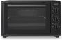 Wiggo WMO-E353(B) Vrijstaande Mini Oven 35 liter 1800 Watt Timer Zwart Tijdelijk een gratis koksmes van Villeroy & Boch ter waarde van 44 95€ bijgeleverd! - Thumbnail 2