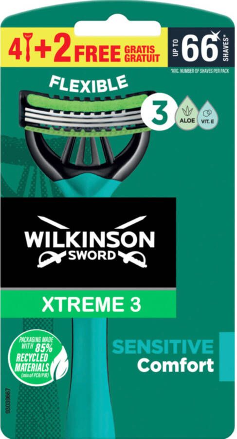 Wilkinson Xtreme 3 Sensitive Wegwerpscheermesjes