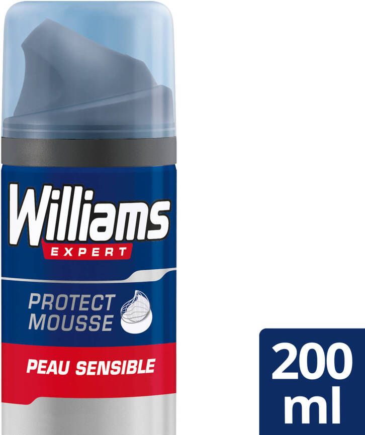 Williams Scheerschuim Sensitive Hydraterende Scheerschuim mannen Voordeelverpakking 6 x 200ml