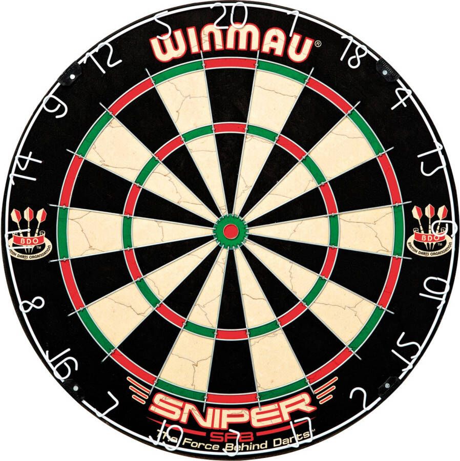 Winmau Sniper Dartset dartbord en 6 dartpijlen