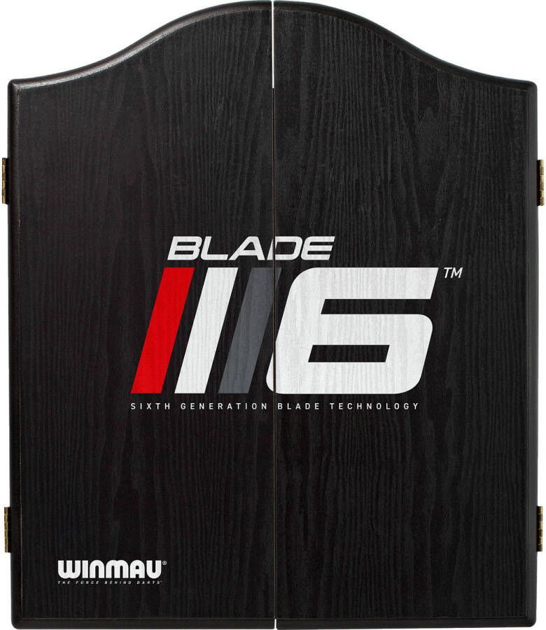 Winmau dartkabinet Blade 6 zwart Dartkabinet Blade 6 (zwart)