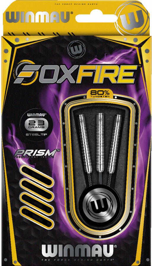 Winmau Foxfire 80% Tungsten steeltipdarts (Gewicht pijl: 0 023 kg)