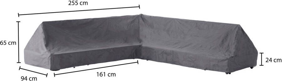 Winza Outdoor Covers Premium Beschermhoes Plateau 255 94x255 94x65 24 Cm