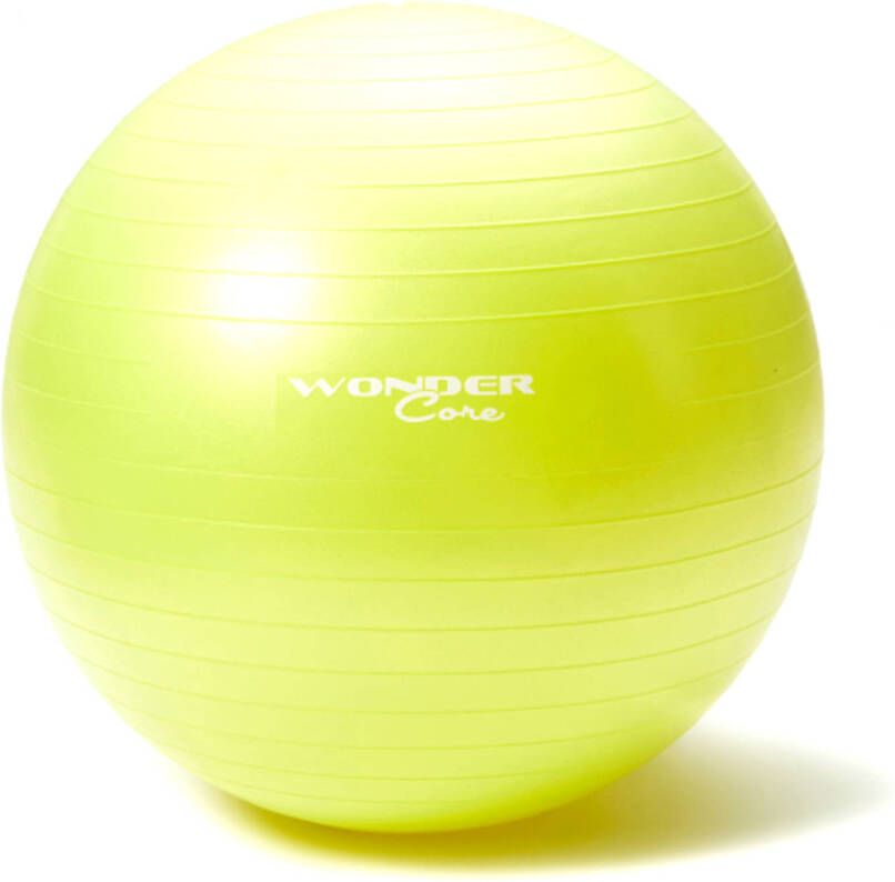 Wonder core Fitnessbal anti-barst 55 cm geel