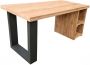 Wood4you Bureau San Diego steigerhout 160Lx70Dx75H cm antraciet - Thumbnail 2