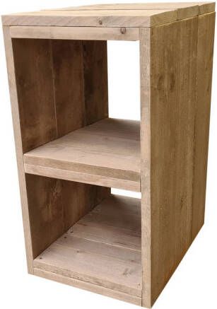 Wood4you bureaukastje steigerhout 34Lx36Bx50H cm Hout Werkbureau