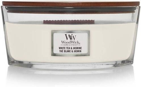 Woodwick Geurkaars Ellipse White Tea & Jasmine 9 cm 19 cm