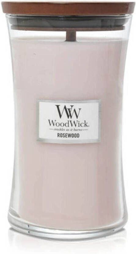 Woodwick Geurkaars Large Rosewood 18 cm ø 10 cm