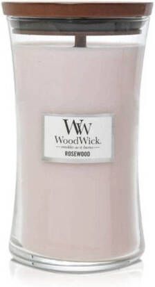 Woodwick Geurkaars Large Rosewood 18 cm ø 10 cm