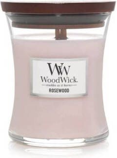 Woodwick Geurkaars Medium Rosewood 11 cm ø 10 cm