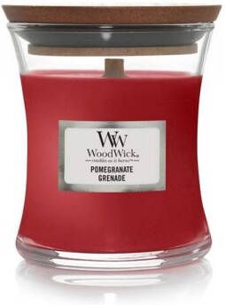 Woodwick Geurkaars Mini Pomegranate 8 cm ø 7 cm