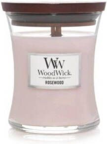 Woodwick Geurkaars Mini Rosewood 8 cm ø 7 cm